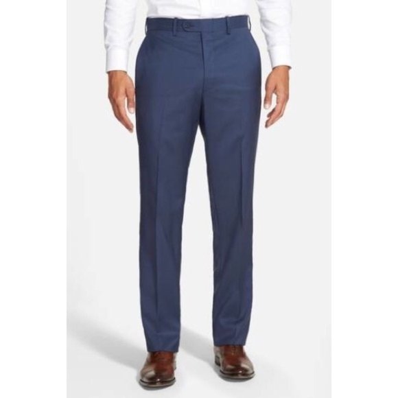 NWOT JB Britches Torino blue dress pant 34 R - Picture 1 of 7